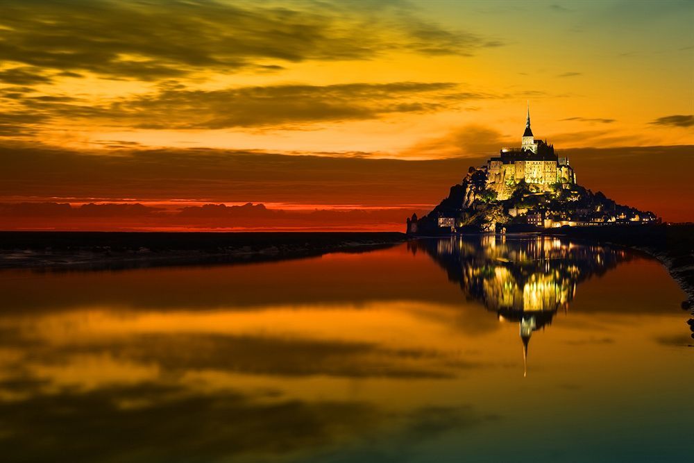 Hotel De La Digue Mont-Saint-Michel Exteriör bild